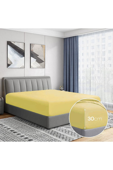 Jersey | %100 Pamuk Tek Kişilik 100 x 200 Lastikli Çarşaf