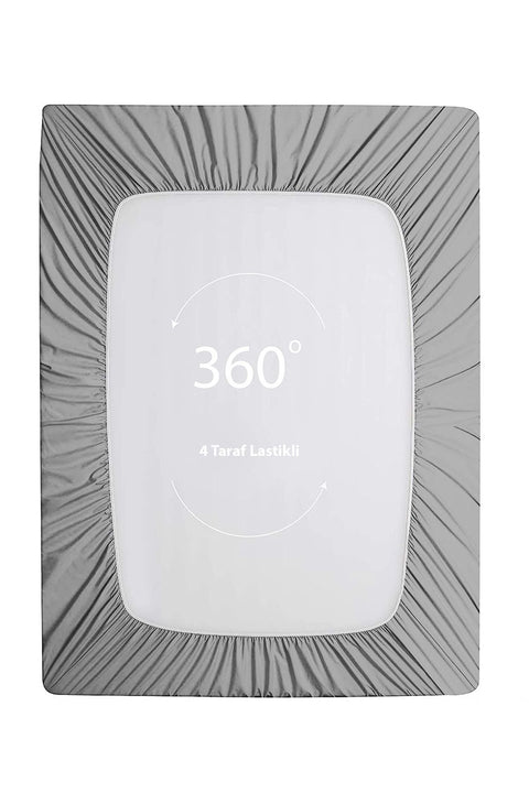 Jersey | %100 Pamuk Tek Kişilik 100 x 200 Lastikli Çarşaf