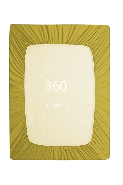 Jersey | %100 Pamuk Tek Kişilik 100 x 200 Lastikli Çarşaf