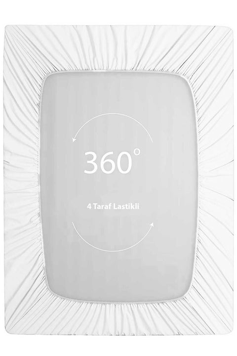 Jersey | %100 Pamuk Tek Kişilik 100 x 200 Lastikli Çarşaf