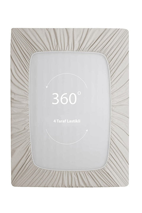 Jersey | %100 Pamuk Tek Kişilik 100 x 200 Lastikli Çarşaf