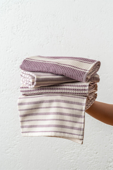 İzay | %100 Pamuk 4'lü Mutfak Havlusu Seti