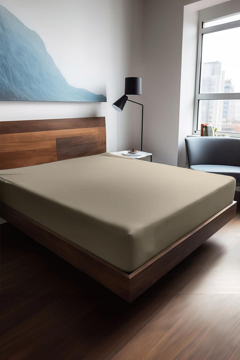 Mix & Match | Plain | %100 Pamuk Ranforce 200 x 200 Çift Kişilik Lastikli Çarşaf