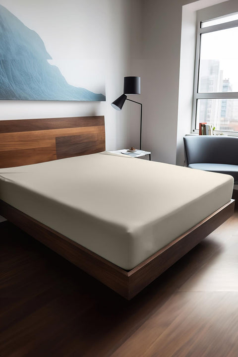 Mix & Match | Plain | %100 Pamuk Ranforce 200 x 200 Çift Kişilik Lastikli Çarşaf