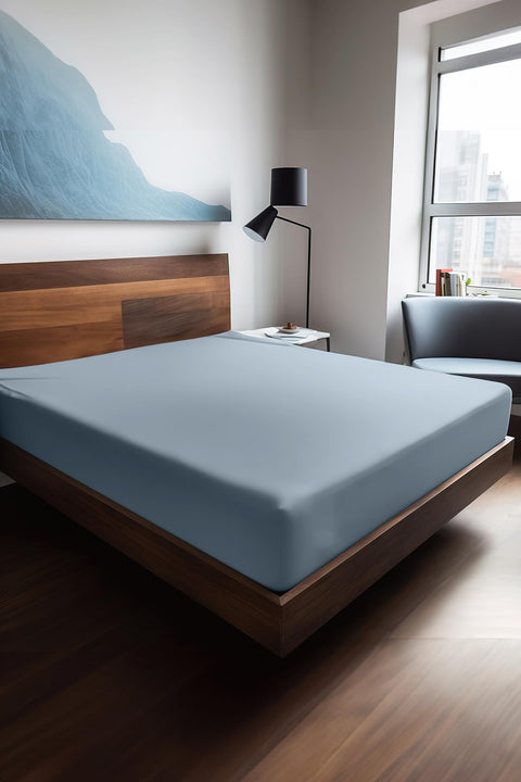 Mix & Match | Plain | %100 Pamuk Ranforce 200 x 200 Çift Kişilik Lastikli Çarşaf