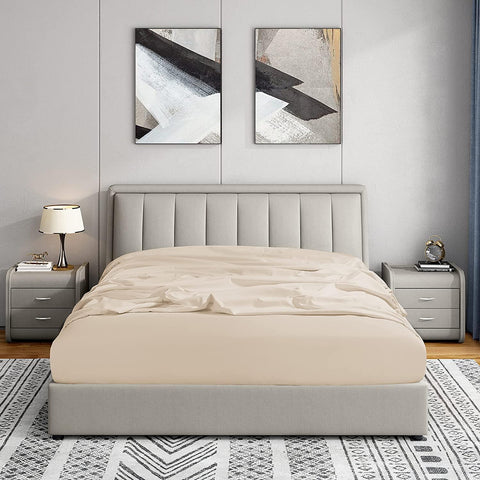 Jersey | %100 Pamuk Çift Kişilik 140 x 200 Lastikli Çarşaf