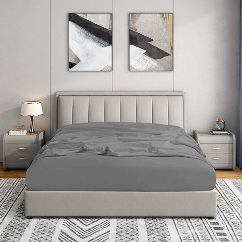 Jersey | %100 Pamuk Çift Kişilik 140 x 200 Lastikli Çarşaf