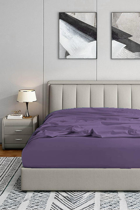 Jersey | %100 Pamuk Çift Kişilik 140 x 200 Lastikli Çarşaf