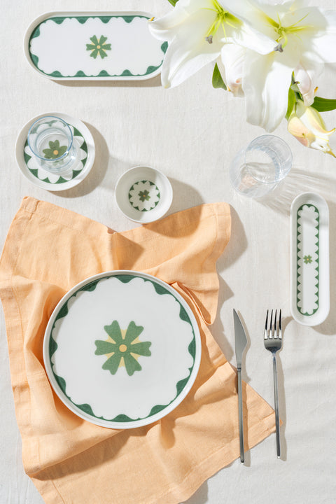 Florika | 28 Parça 6 Kişilik Porselen Kahvaltı Takımı