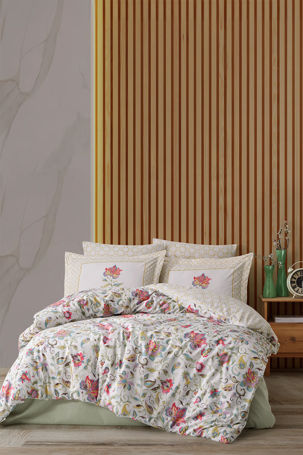 Leticia | %100 Pamuk Tek Kişilik Nevresim Takımı