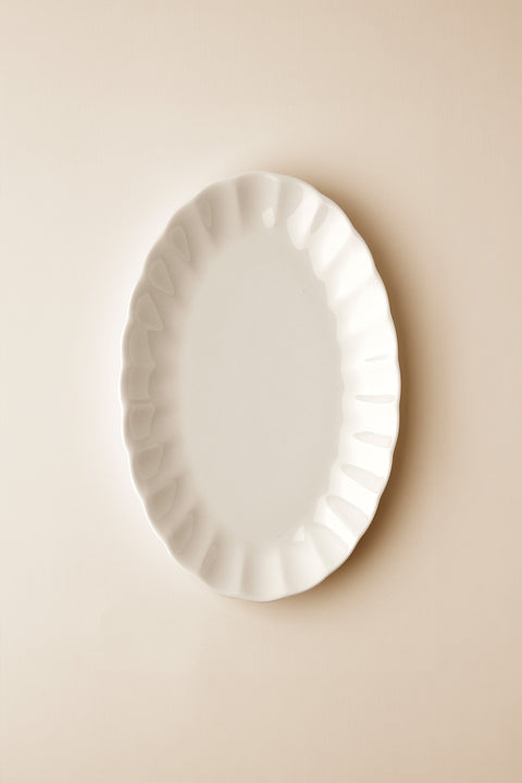 Perla | Porselen Kayık Tabak | 25 cm