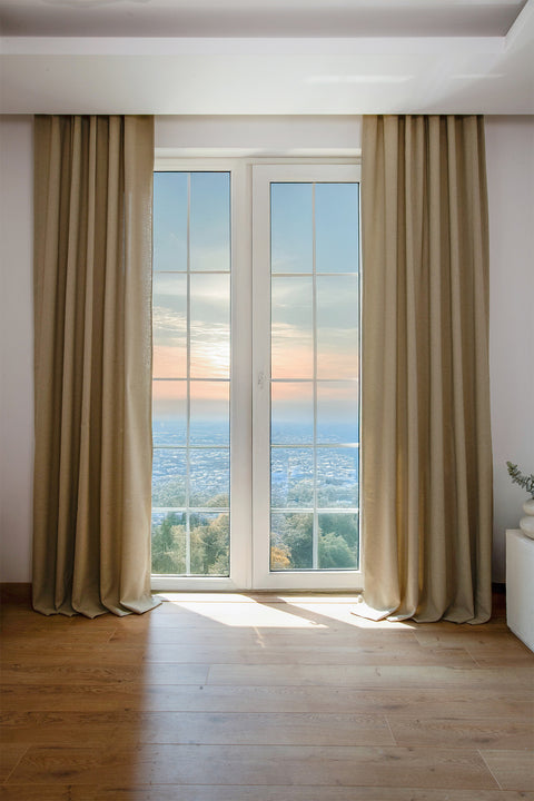 Olea | 140x270 cm (2 Adet) Fon Perde - Çağla Yeşili