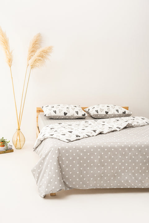 Mix & Match | Lover | %100 Pamuk Çift Kişilik Nevresim Seti