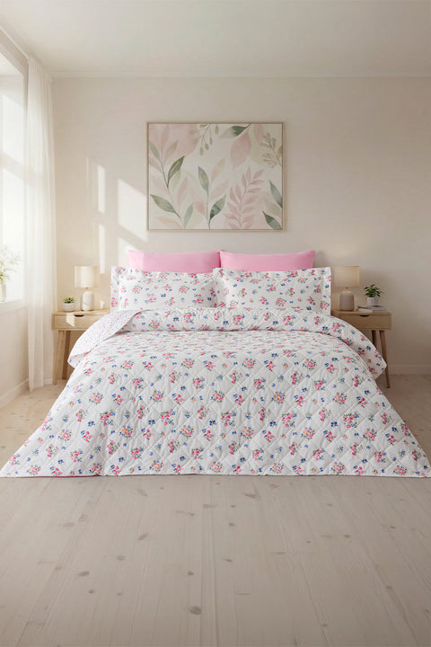 Vivia | %100 Pamuk Tek Kişilik Kapitone Nevresim Takımı