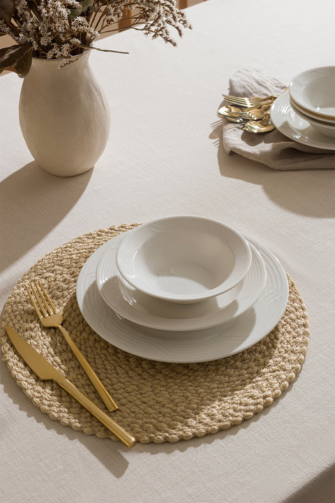 Winds | 18 Parça 6 Kişilik Porselen Yemek Takımı