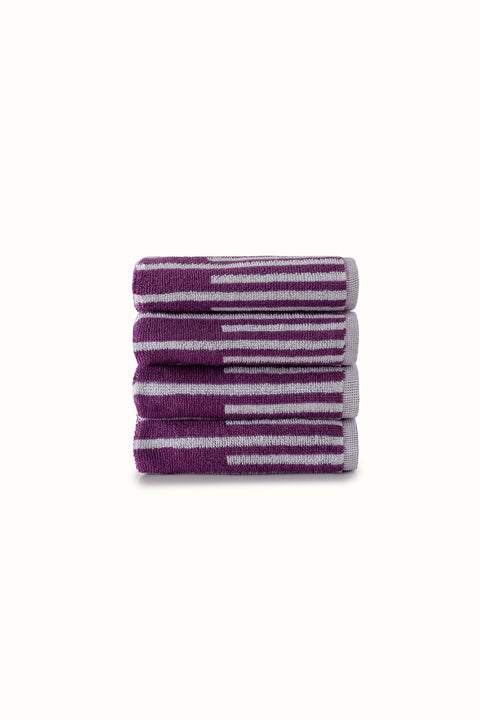 Piano | %100 Pamuk Jakarlı 4’lü Mutfak ve Misafir Havlusu Seti (30x50 cm)