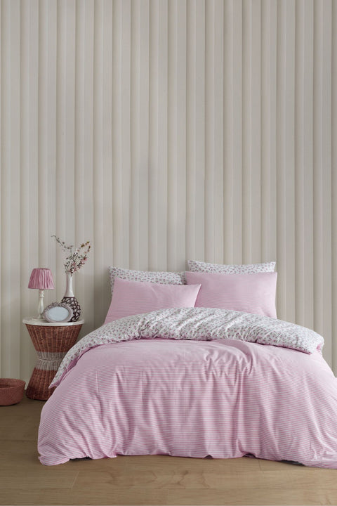 Mix & Match | Rosie | %100 Pamuk Tek Kişilik Nevresim Seti