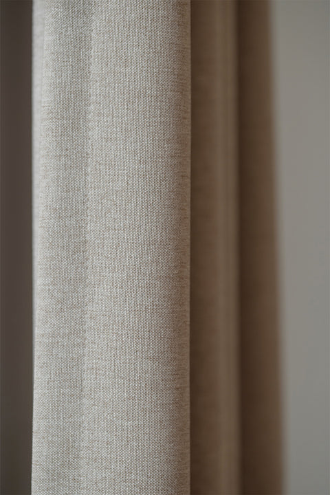 Olea | 140x270 cm (2 Adet) Fon Perde - Gri