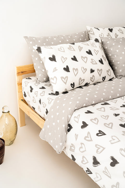 Mix & Match | Lover | %100 Pamuk Tek Kişilik Nevresim Seti