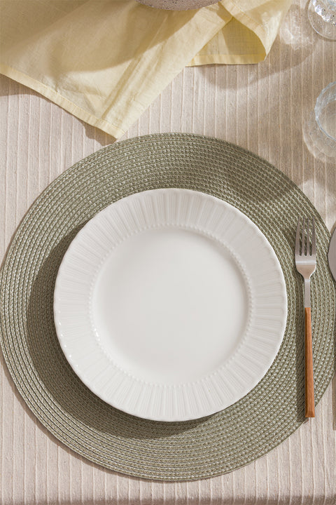 Lotus | 18 Parça 6 Kişilik Porselen Yemek Takımı