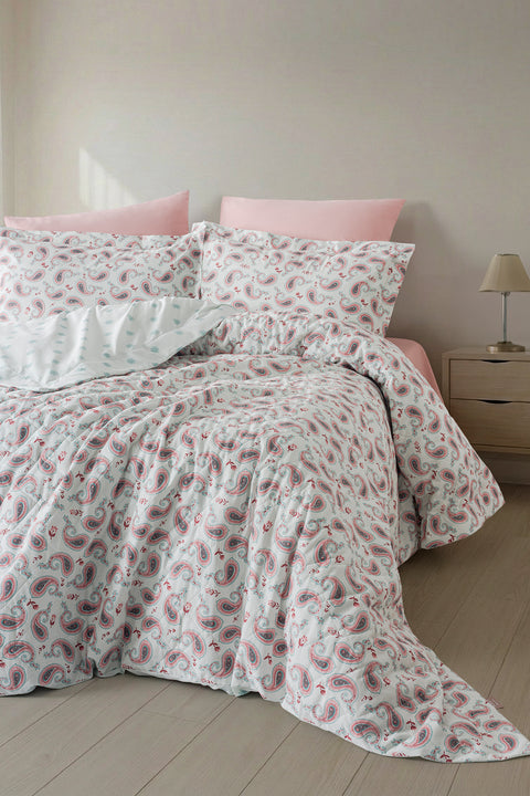 Indra | %100 Pamuk Tek Kişilik Kapitone Nevresim Takımı