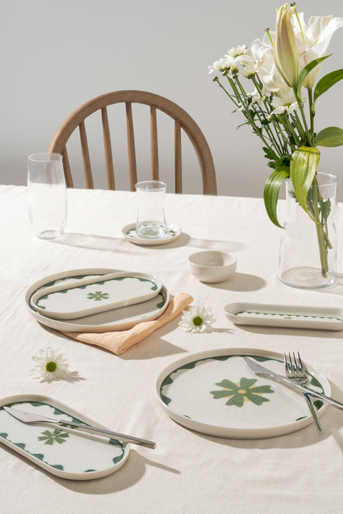 Florika | 28 Parça 6 Kişilik Porselen Kahvaltı Takımı