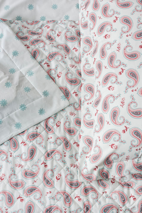 Indra | %100 Pamuk Çift Kişilik Kapitone Nevresim Takımı