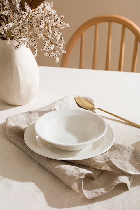 Winds | 18 Parça 6 Kişilik Porselen Yemek Takımı