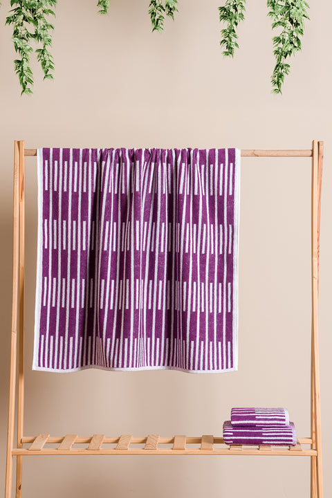 Piano | %100 Pamuk Jakarlı Banyo Havlusu (90x150 cm)