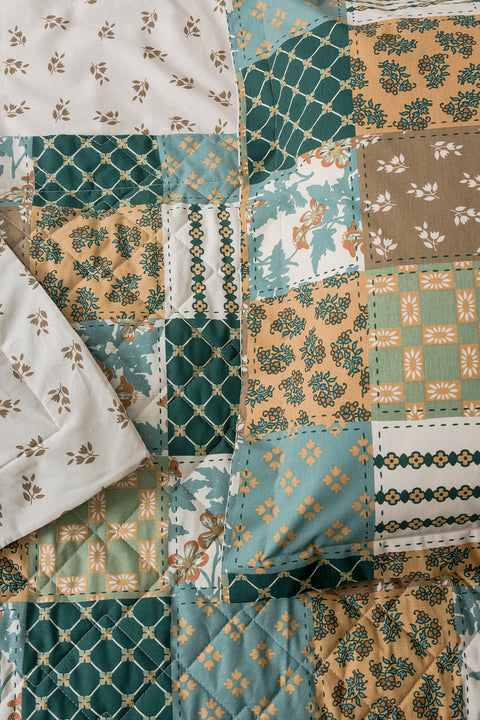 Rubine | %100 Pamuk Çift Kişilik Kapitone Nevresim Takımı