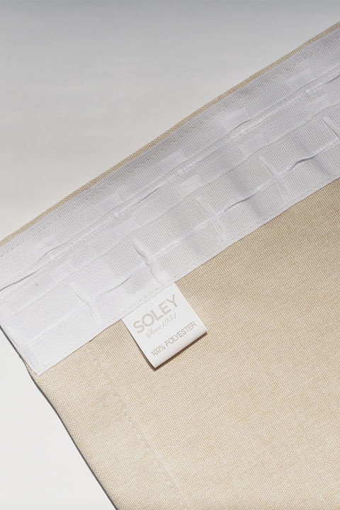 Olea | 140x270 cm (2 Adet) Fon Perde - Ekru