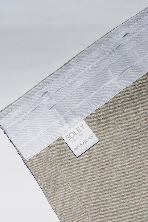 Olea | 140x270 cm (2 Adet) Fon Perde - Gri