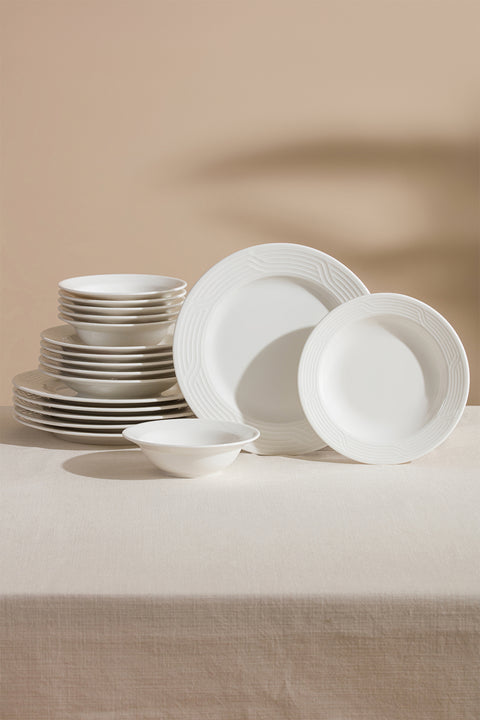 Winds | 18 Parça 6 Kişilik Porselen Yemek Takımı