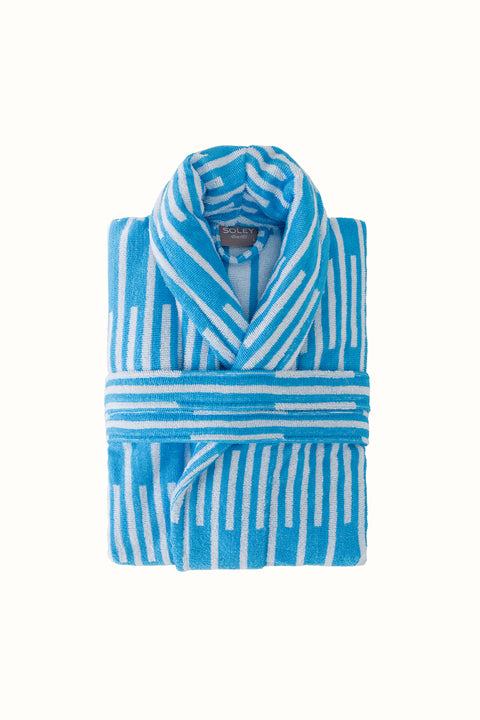 Piano | %100 Pamuk Jakarlı Unisex Bornoz