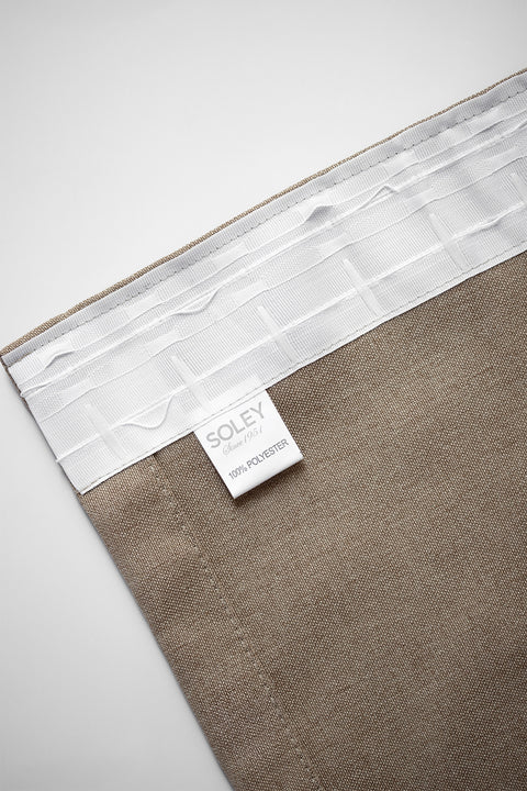 Olea | 140x270 cm (2 Adet) Fon Perde - Bej