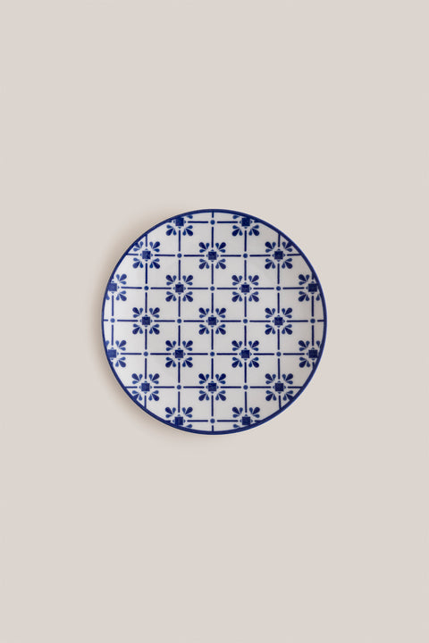 Almira | 7 Parça Porselen Pasta Sunum Tabak Seti