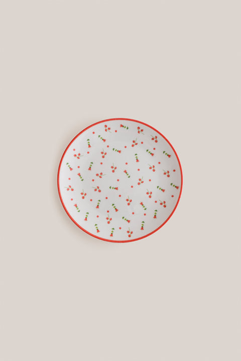 Lorine | 7 Parça Porselen Pasta Sunum Tabak Seti