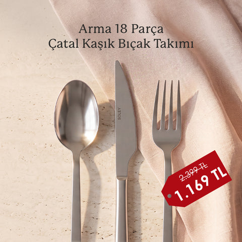 Arma 18 Parça Çatal Kaşık Bıçak Takımı