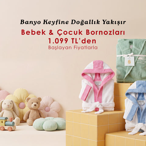 Çocuk ve Bebek Bornoz Grubu