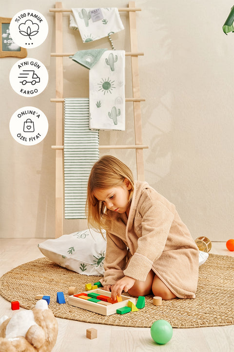 Boho | Bebek/Çocuk Bornozu