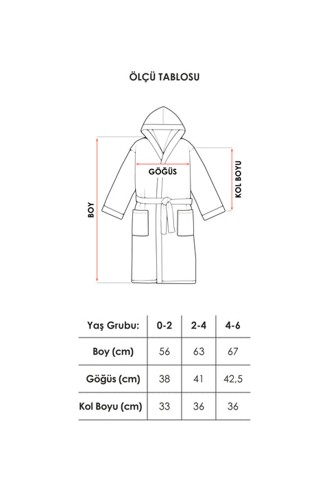 Boho | Bebek/Çocuk Bornozu