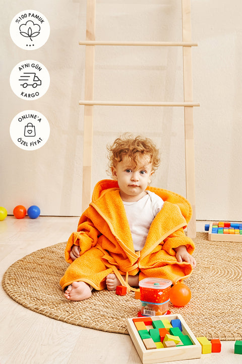 Boho | Bebek/Çocuk Bornozu
