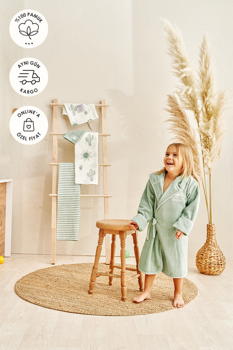 Boho | Bebek/Çocuk Bornozu