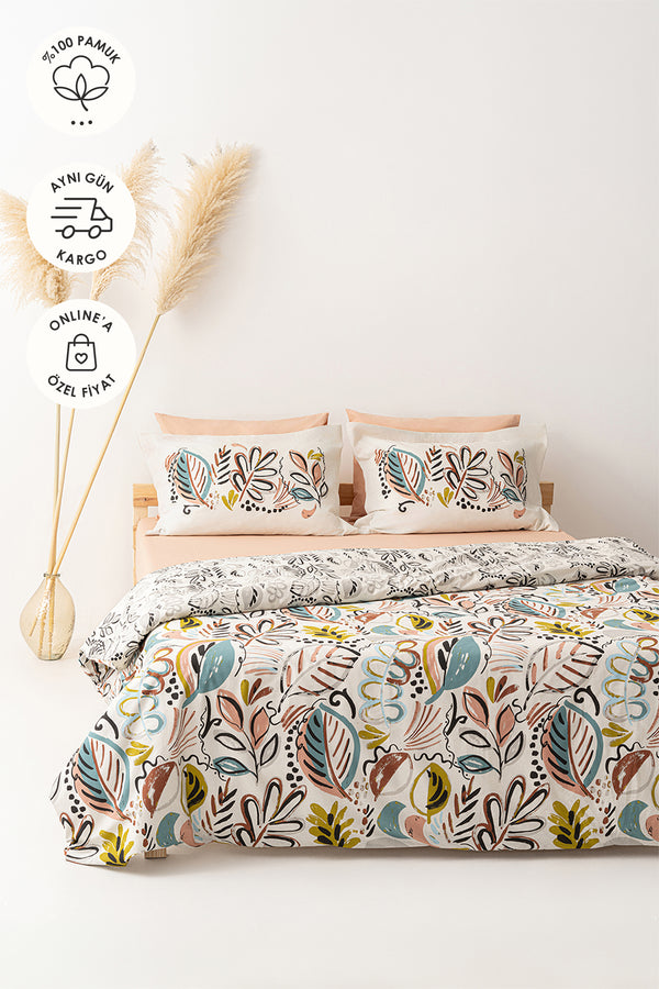 Gloria | %100 Pamuk Çift Kişilik Nevresim Takımı