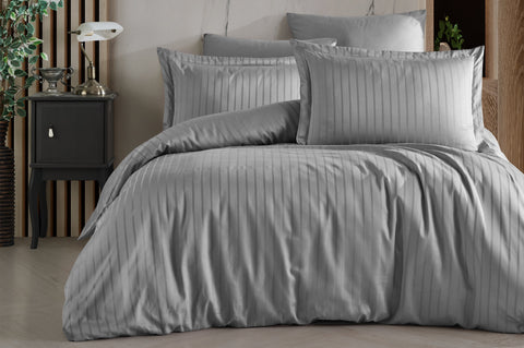 Calisto | %100 Pamuk Çift Kişilik Saten Nevresim Takımı