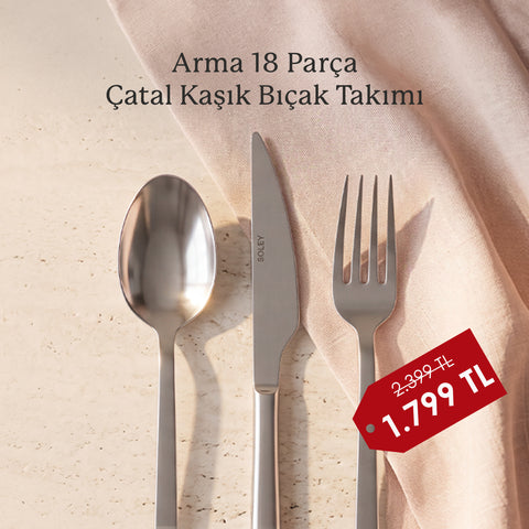 Arma 18 Parça Çatal Kaşık Bıçak Takımı