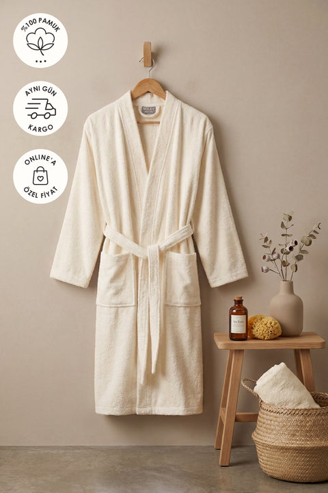 Kimono | %100 Pamuk Kimono Bornoz