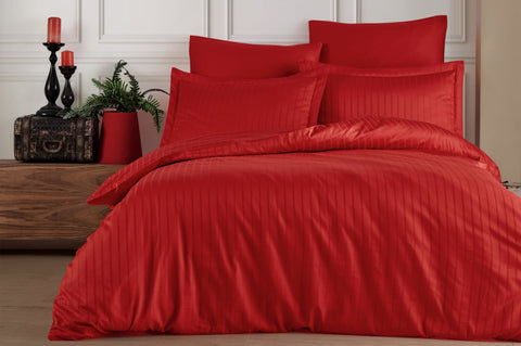 Calisto | %100 Pamuk Çift Kişilik Saten Nevresim Takımı