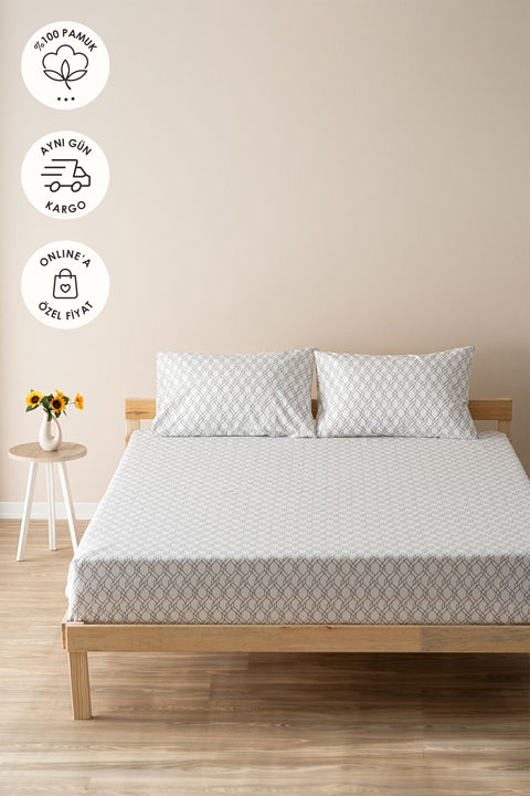 Mix & Match | Limoges | %100 Pamuk Tek Kişilik Çarşaf Seti