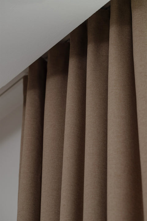 Olea | 140x270 cm (2 Adet) Fon Perde - Bej